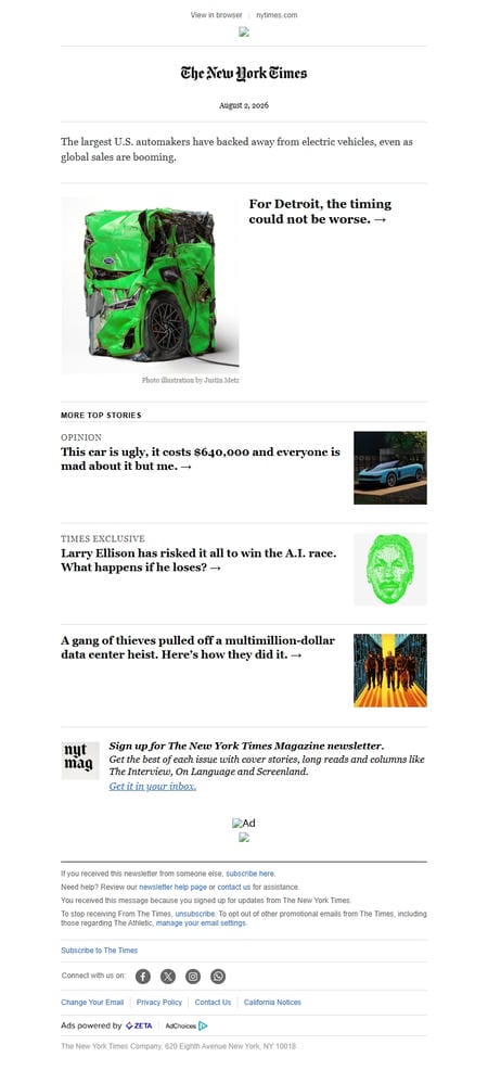 邮件模板创意 The New York Times 135