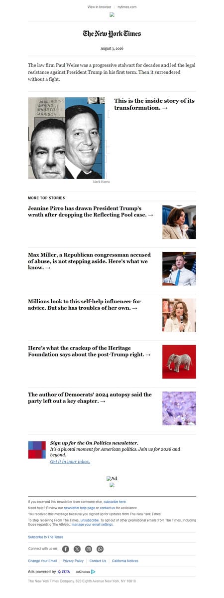 邮件模板创意 The New York Times 137