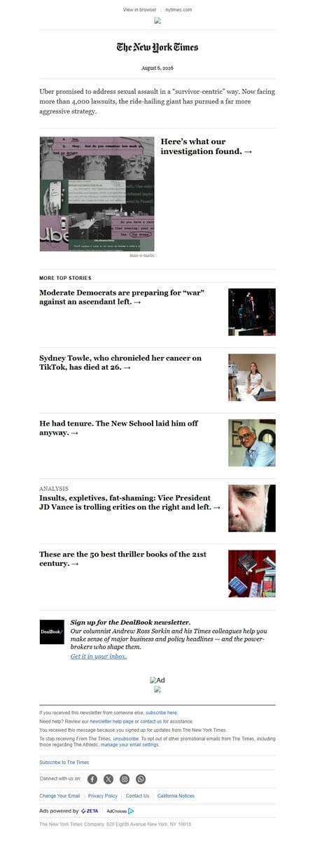 邮件模板创意 The New York Times 143
