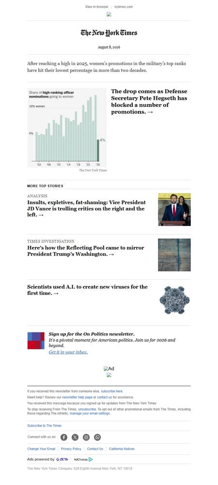 邮件模板创意 The New York Times 147