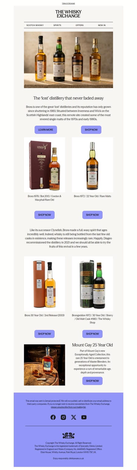 邮件模板创意 The Whisky Exchange 193