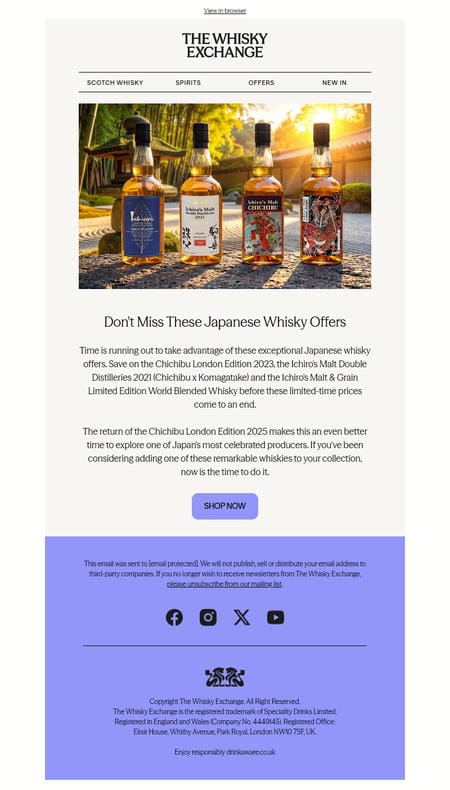 邮件模板创意 The Whisky Exchange 194