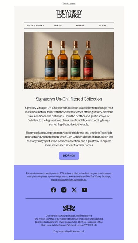 邮件模板创意 The Whisky Exchange 196