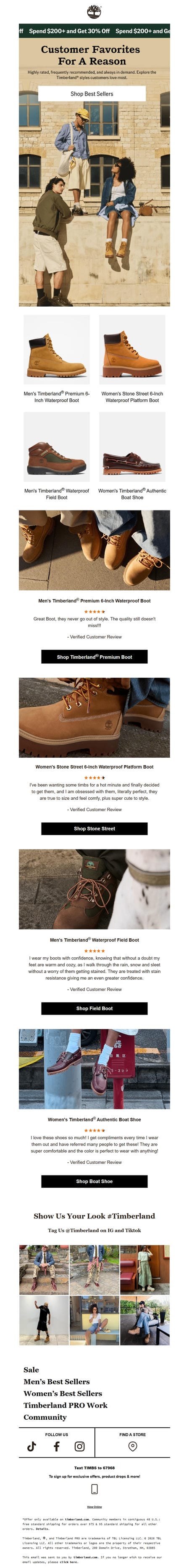 邮件模板创意 Timberland 208