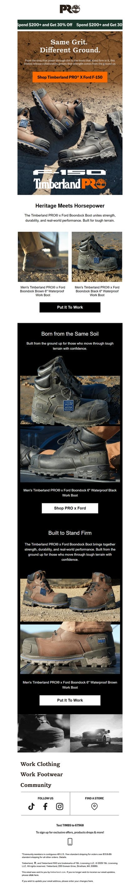 邮件模板创意 Timberland Pro 61