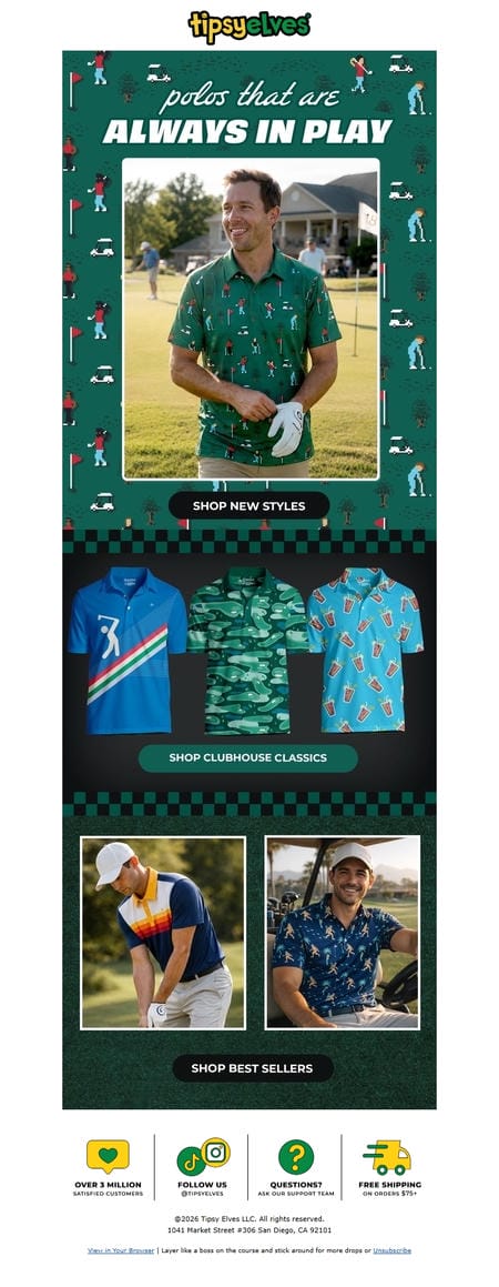 邮件模板创意 Tipsy Elves 228