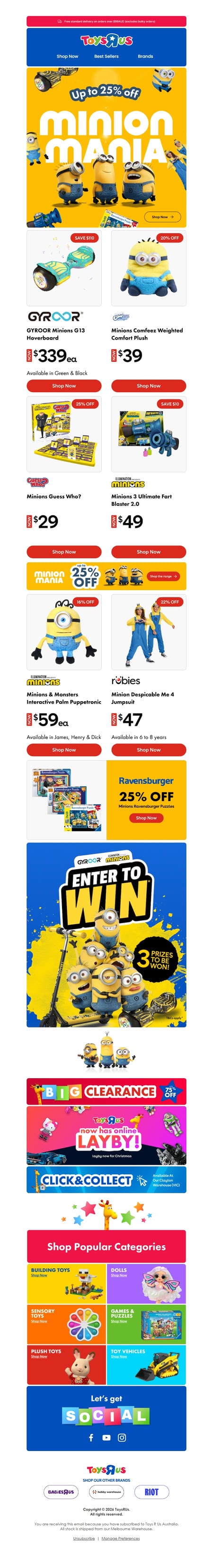 邮件模板创意 Toysrus 79