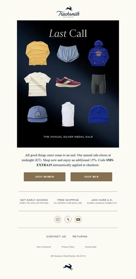邮件模板创意 Tracksmith 133