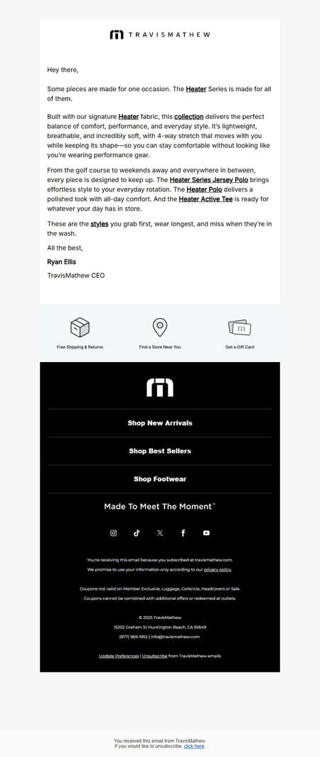 邮件模板创意 Travismathew 169