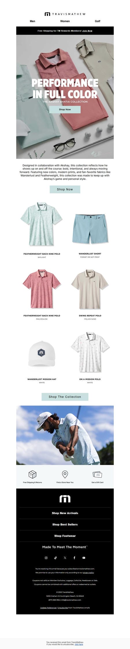 邮件模板创意 Travismathew 172