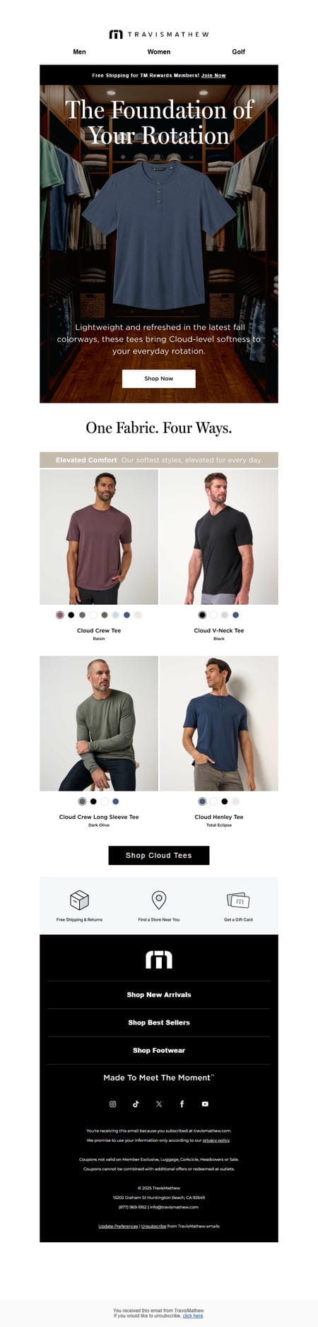 邮件模板创意 Travismathew 177