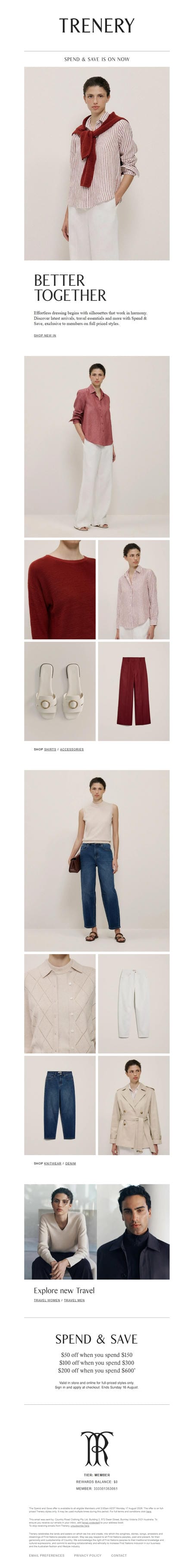 邮件模板创意 Trenery 320