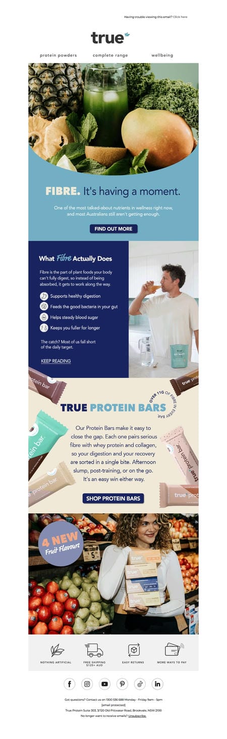 邮件模板创意 True Protein 5