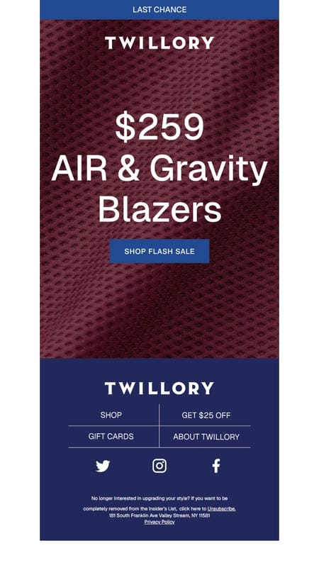 邮件模板创意 Twillory 138