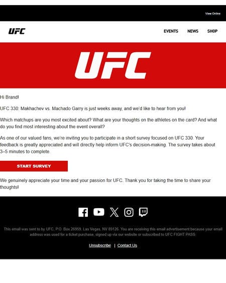 邮件模板创意 Ufc 157