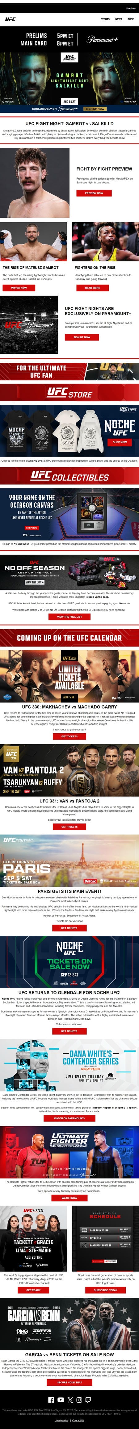 邮件模板创意 Ufc 159