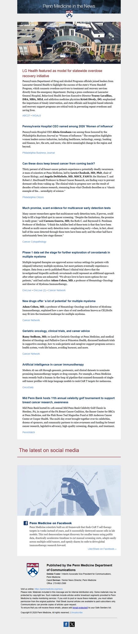 邮件模板创意 University Of Pennsylvania Health System 18