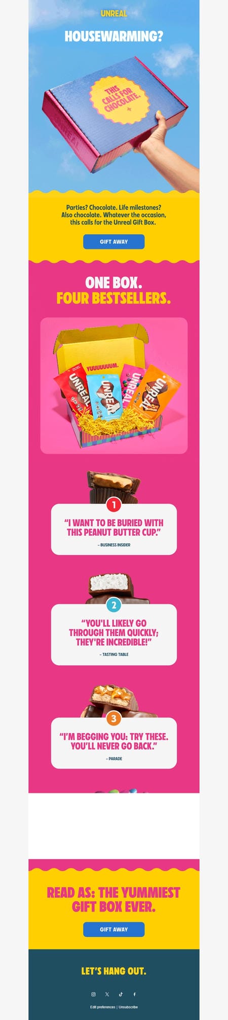 邮件模板创意 Unreal Snacks 6