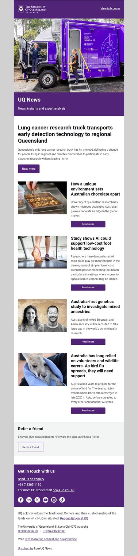 邮件模板创意 Uq News 22