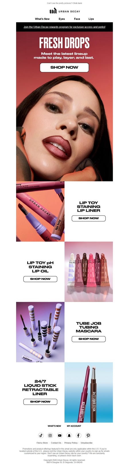 邮件模板创意 Urban Decay 19