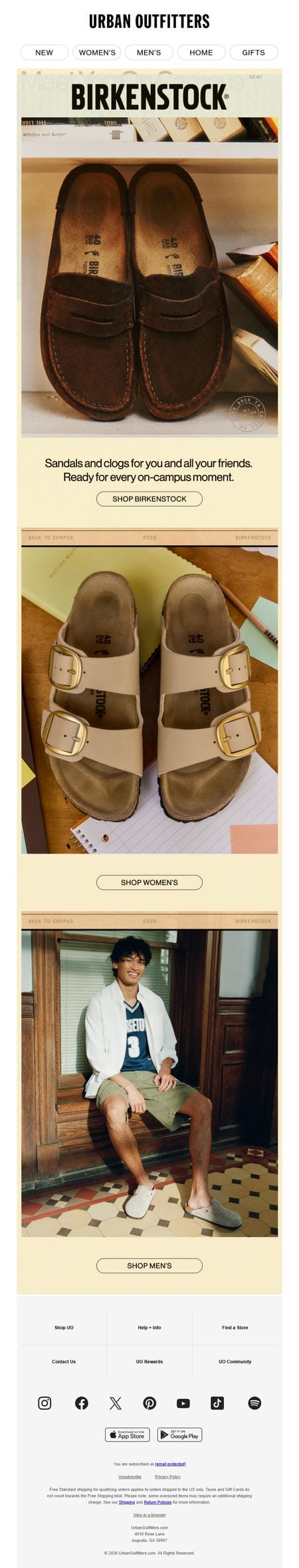 邮件模板创意 Urban Outfitters 759