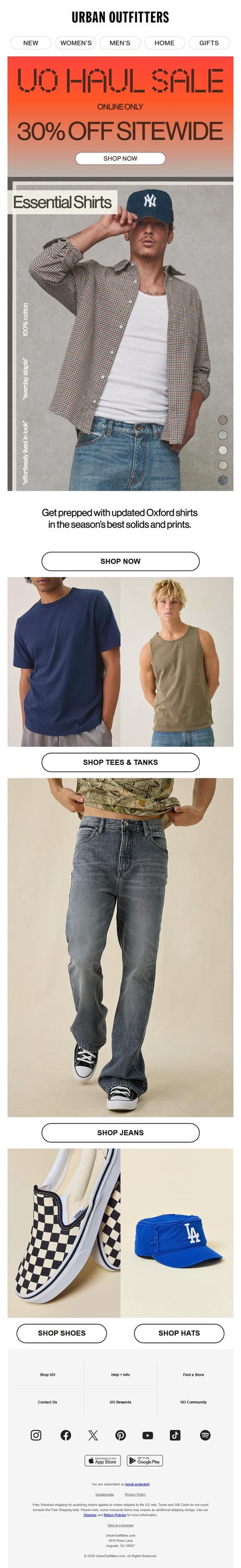 邮件模板创意 Urban Outfitters 772