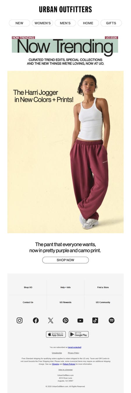 邮件模板创意 Urban Outfitters 781