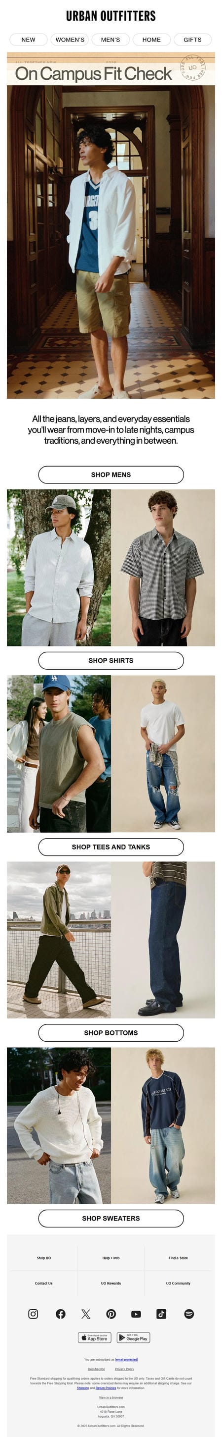 邮件模板创意 Urban Outfitters 786