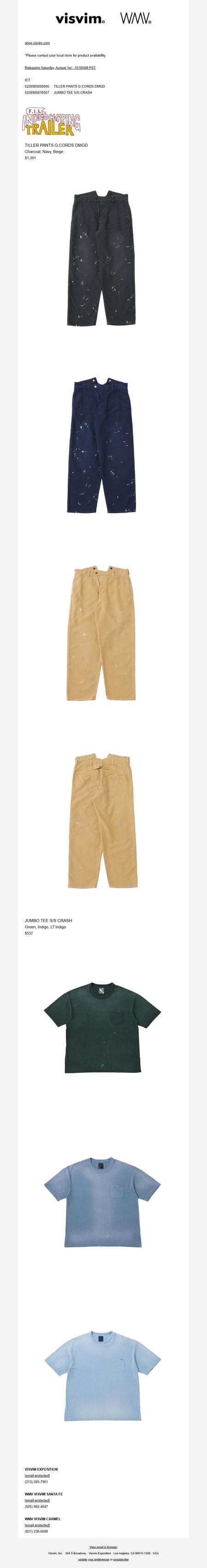 邮件模板创意 Visvim 18