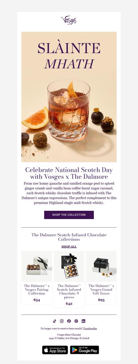 邮件模板创意 Vosges Haut Chocolat 16