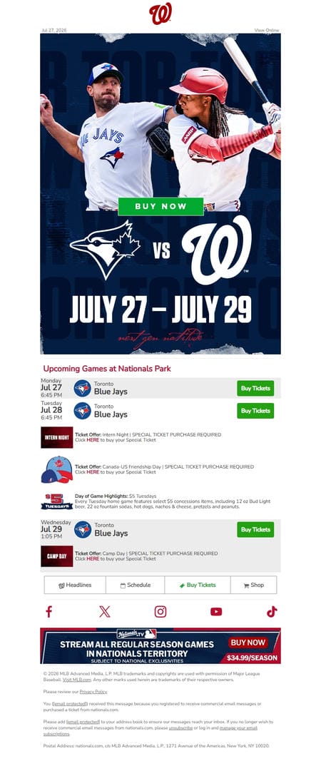 邮件模板创意 Washington Nationals 51