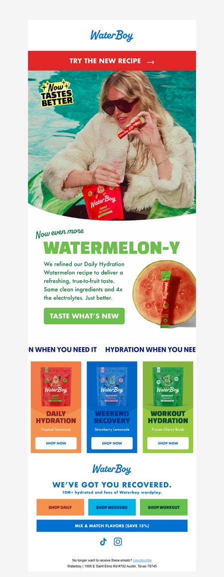 邮件模板创意 Waterboy 89