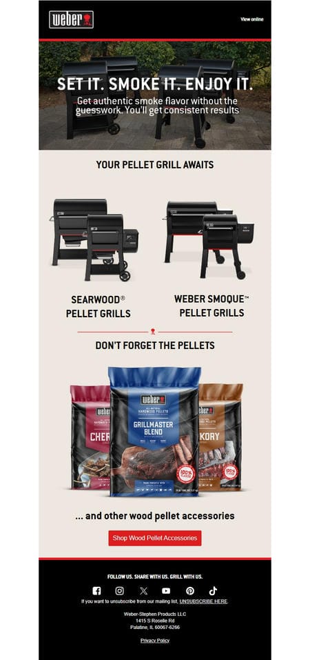 邮件模板创意 Weber Grills 120
