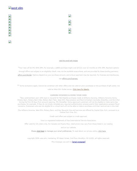 邮件模板创意 West Elm 254
