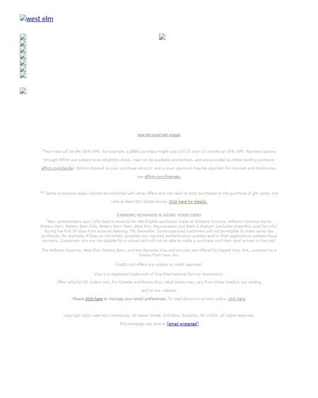 邮件模板创意 West Elm 258