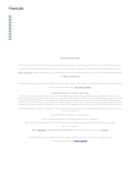 邮件模板创意 West Elm 262