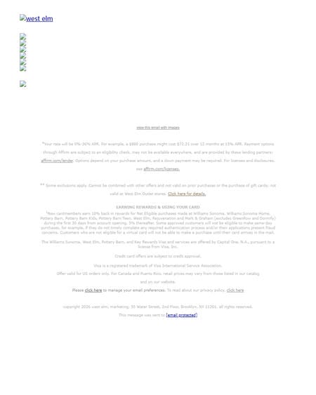邮件模板创意 West Elm 265