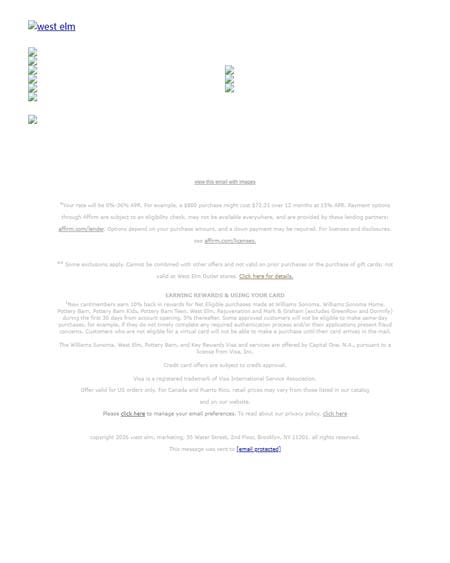 邮件模板创意 West Elm 267