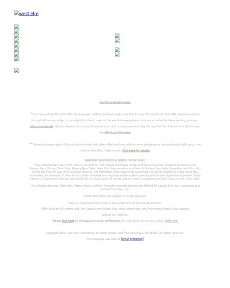 邮件模板创意 West Elm 268