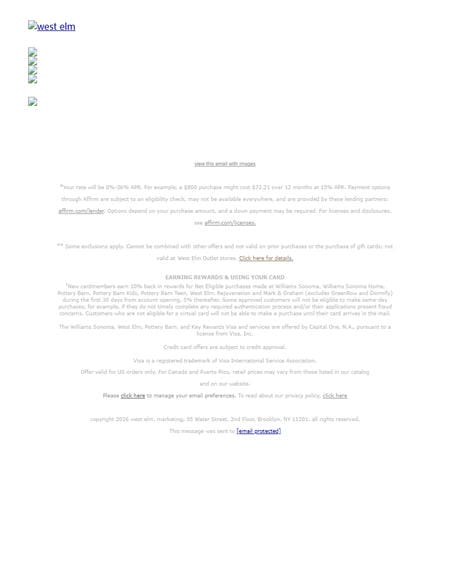 邮件模板创意 West Elm 271