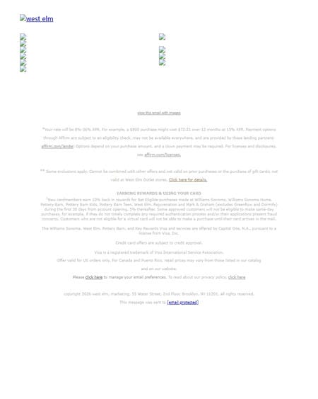 邮件模板创意 West Elm 272