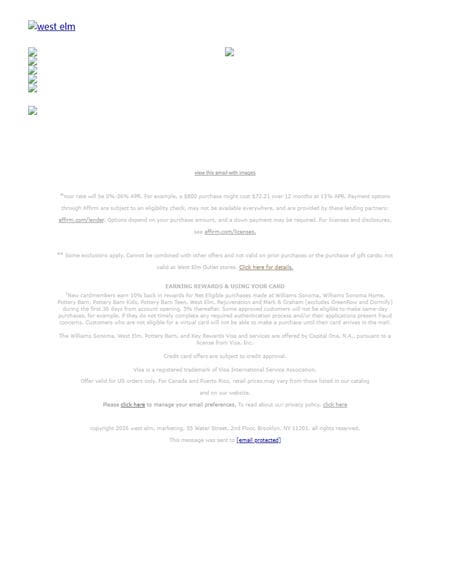 邮件模板创意 West Elm 274