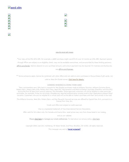 邮件模板创意 West Elm 277