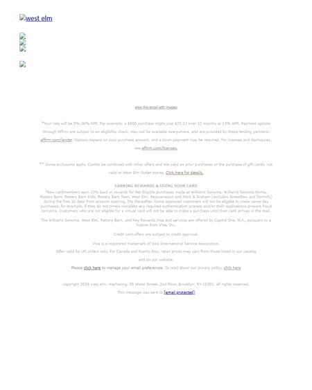 邮件模板创意 West Elm 278
