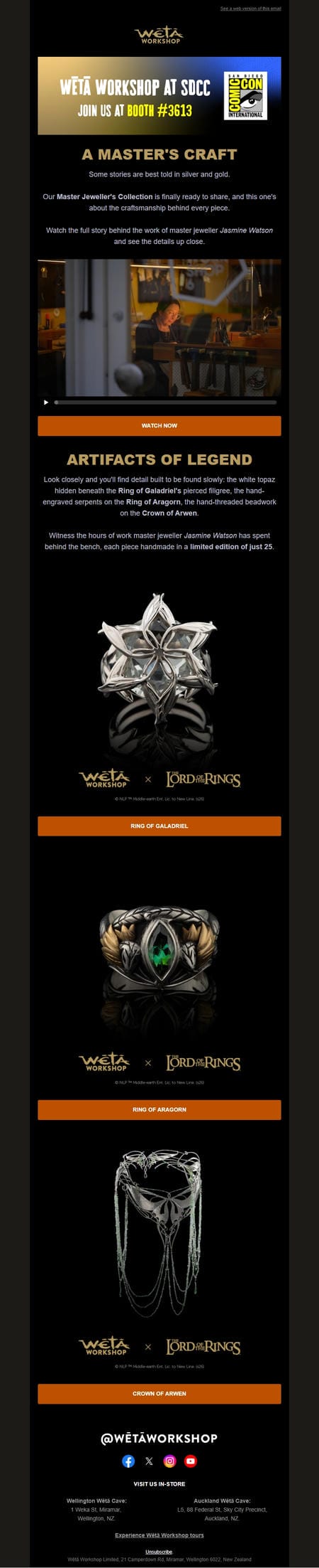邮件模板创意 Weta Workshop 114