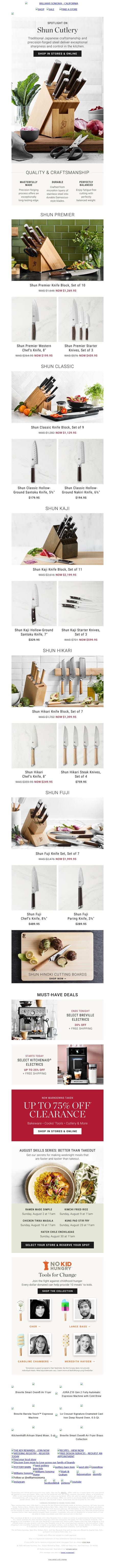 邮件模板创意 Williams Sonoma 148