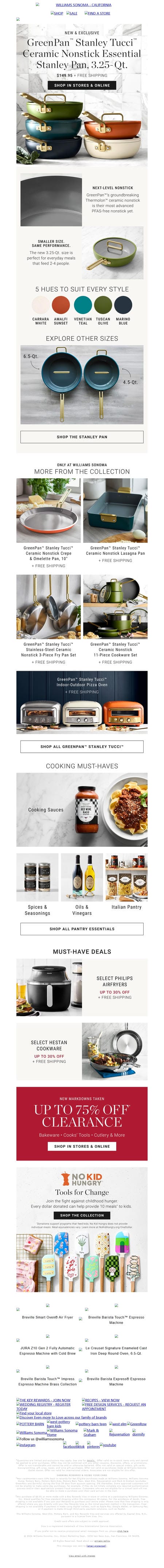 邮件模板创意 Williams Sonoma 149
