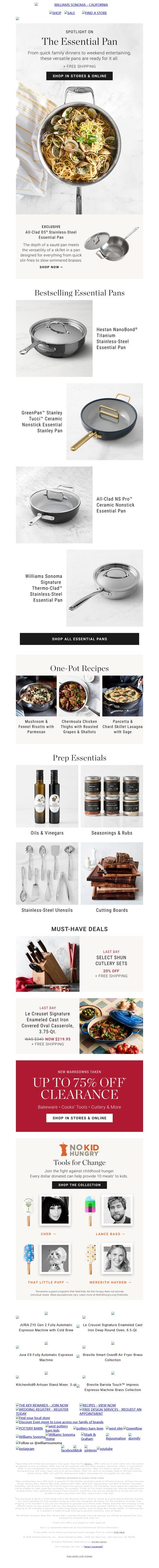 邮件模板创意 Williams Sonoma 157
