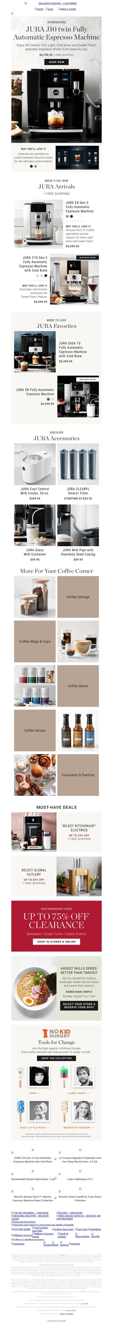 邮件模板创意 Williams Sonoma 158