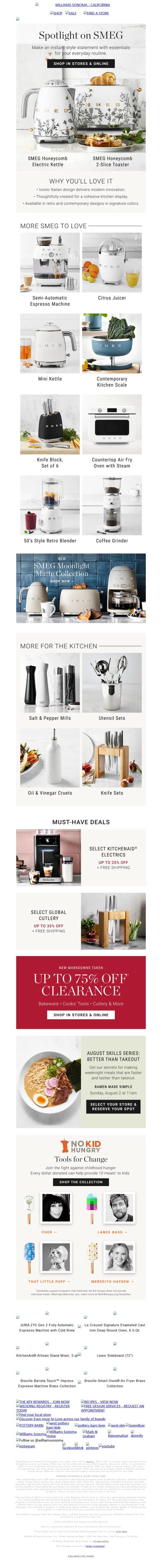邮件模板创意 Williams Sonoma 159